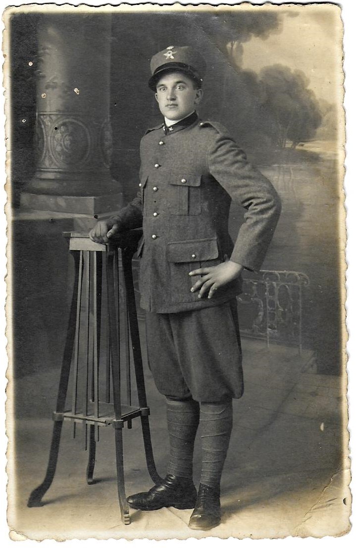 Jožef Cej, pogrešan vojak , slika iz služenja v Italiji